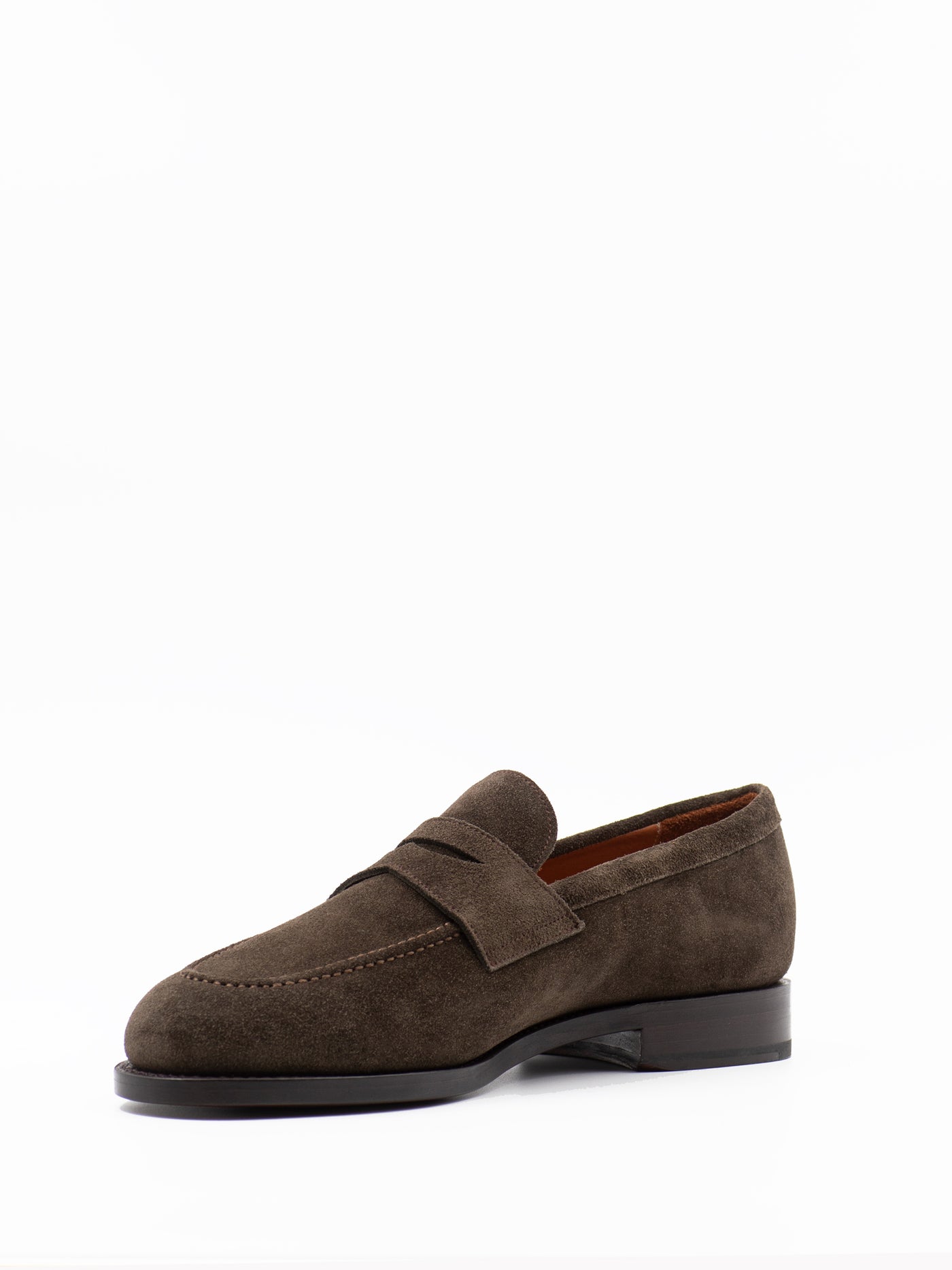 Classic penny loafer in suede leather