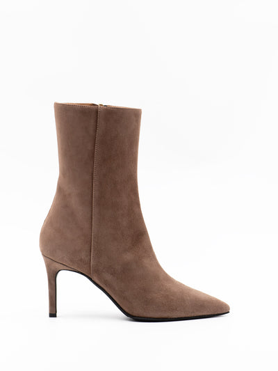 'Mind the Gap' Ankle boots in taupe suede