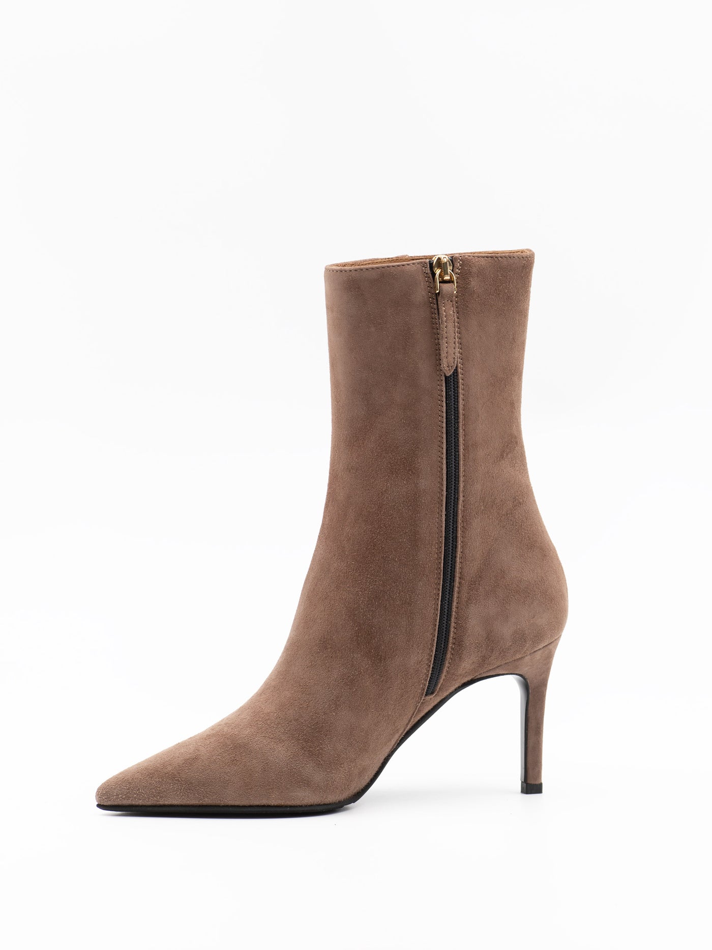 'Mind the Gap' Ankle boots in taupe suede