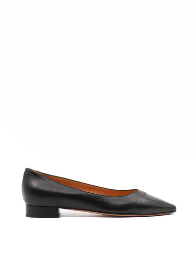 Two-tone flats in black