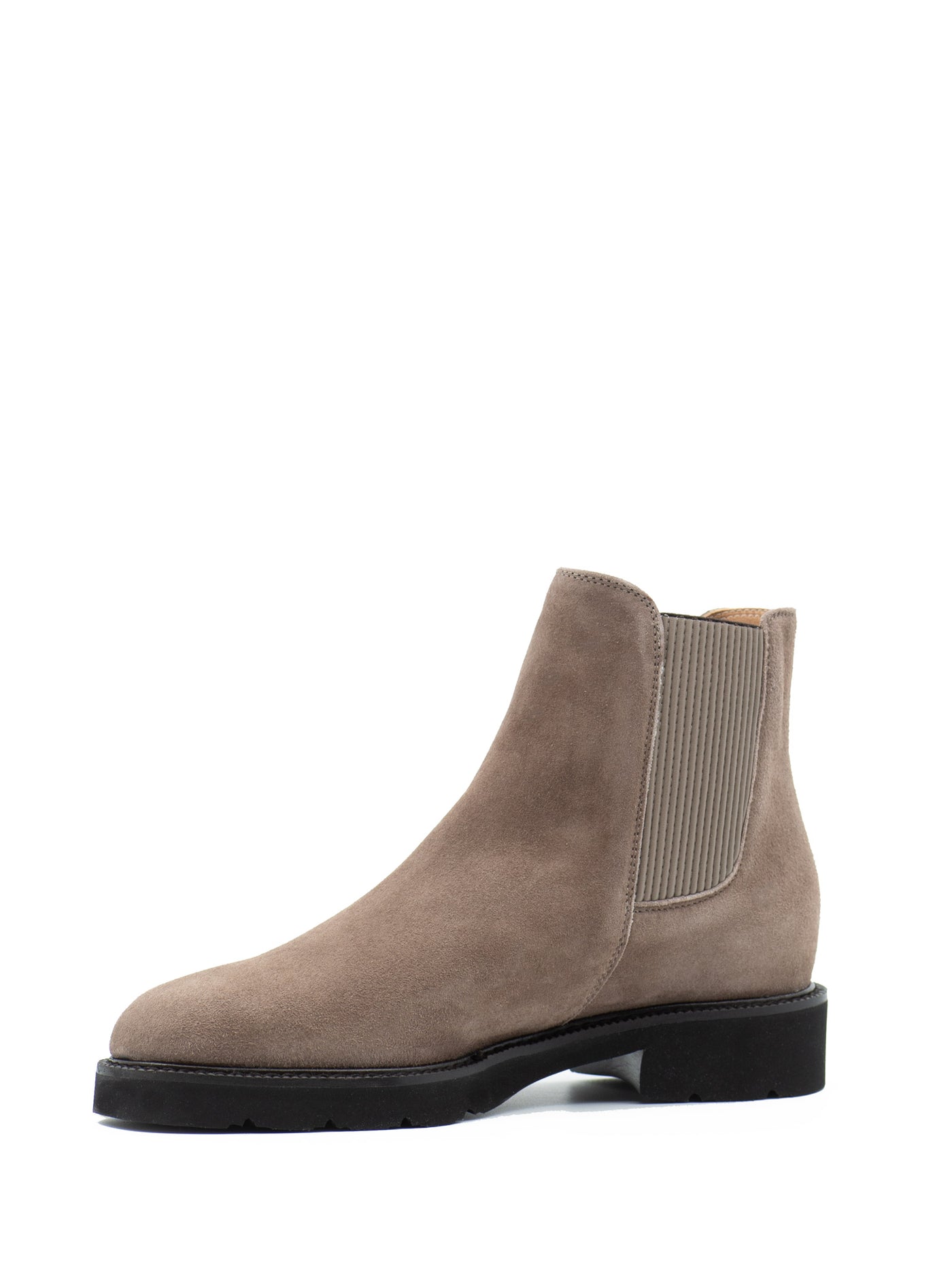 Beige Chelsea boots