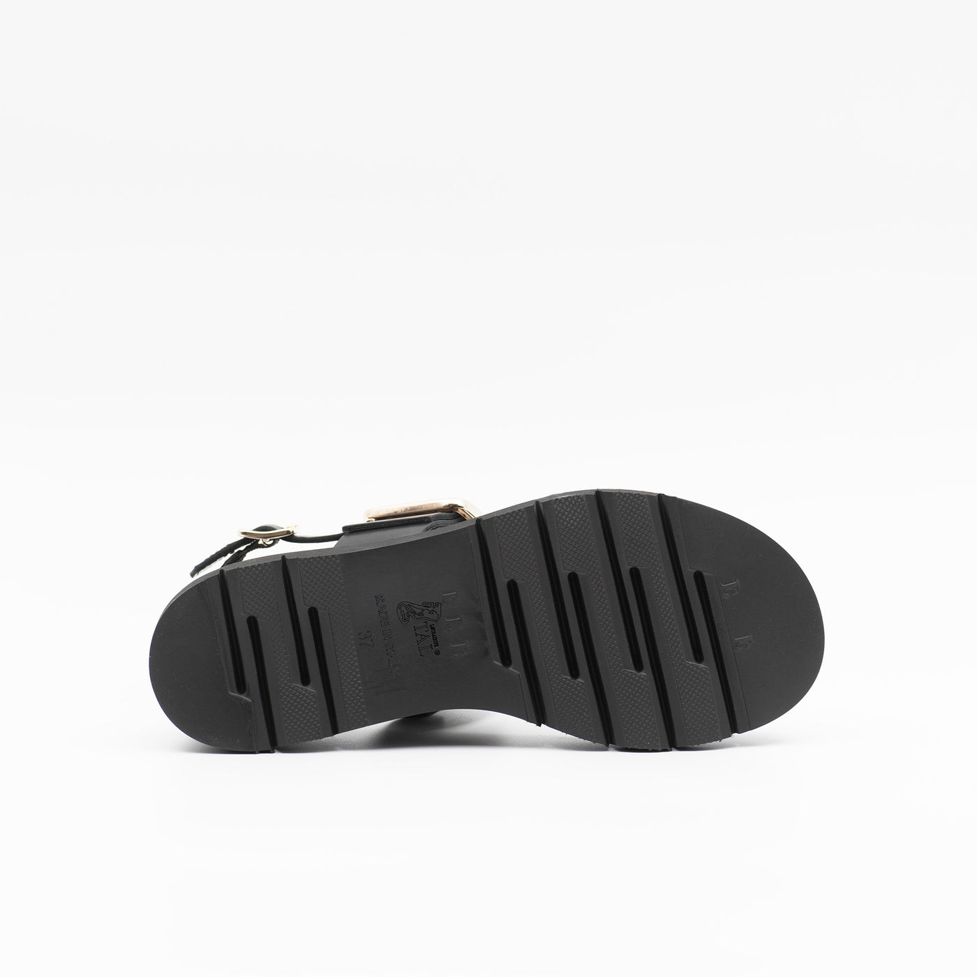 Lightweight Platform Sandals in Black