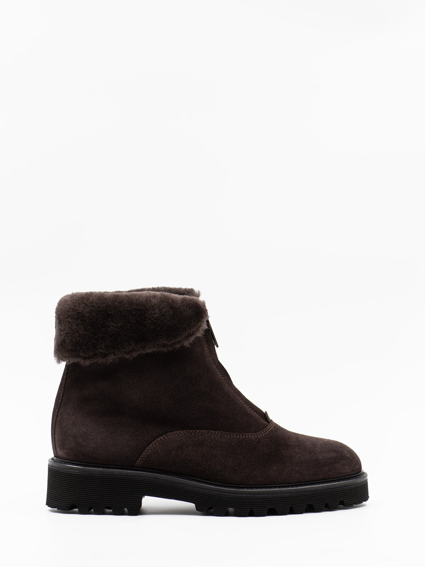 Brown fur lined boots